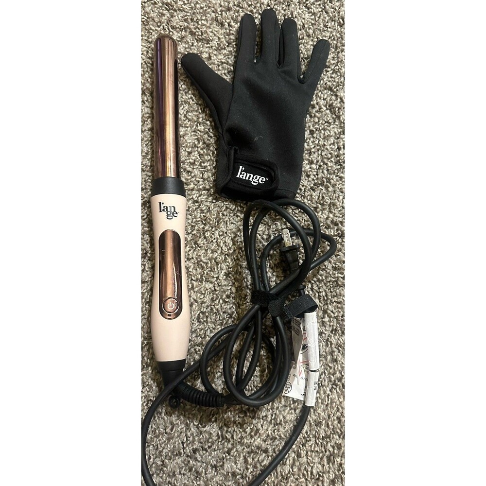 Lange Curling Wand Hair Curler Rose Gold Barrel HT0266 Salon Quality *TESTED*